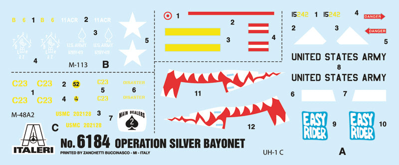 1/72 Vietnam War Operation Silver Bayonet 1965 Battle Set Plastic Model