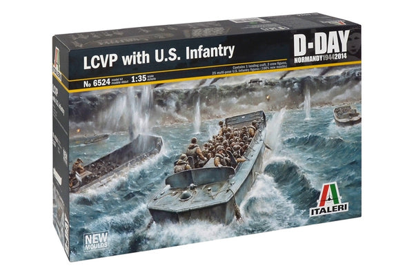 Italeri 6524 LCVP with US Infantry