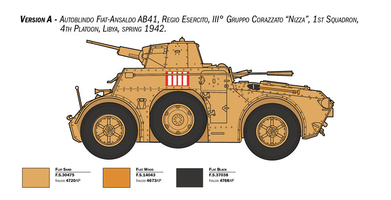 AB 41 W/BERSAGLIEN ITALIAN INFANTRY