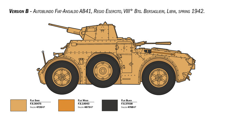 AB 41 W/BERSAGLIEN ITALIAN INFANTRY