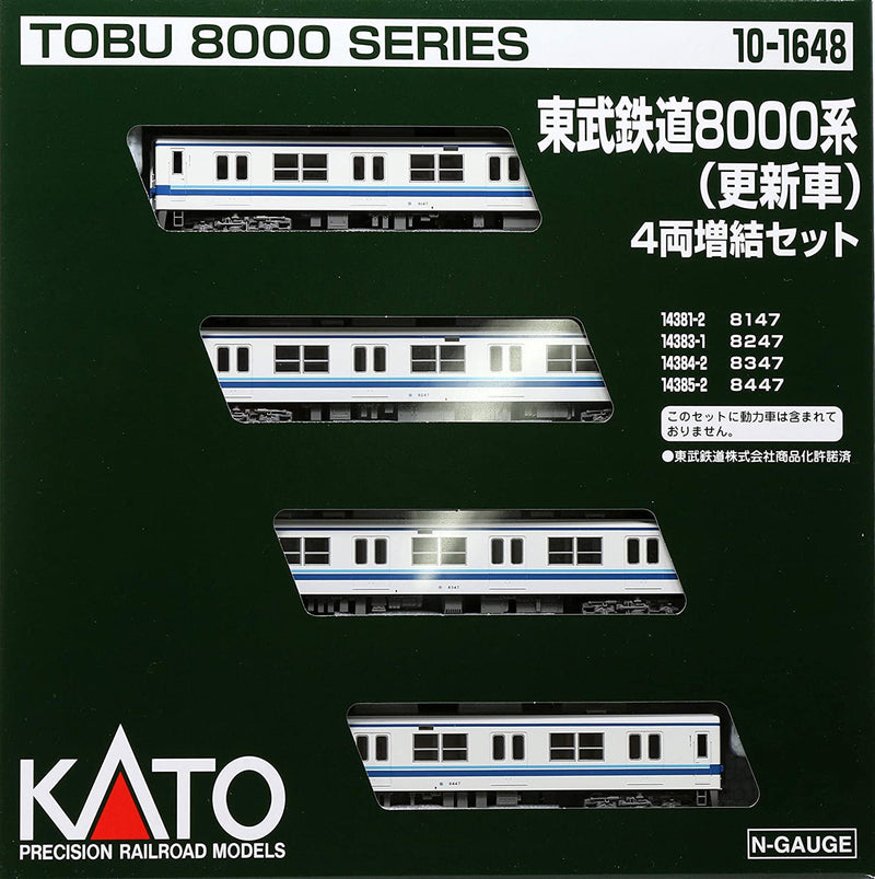 Tobu Railway 8000 series (updated car) 4-car add-on set