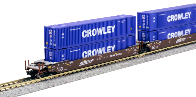 Gunderson Maxi-IV 3-Unit Set BNSF Swoosh