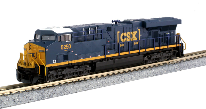 GE ES44AC GEVO Locomotive CSX Boxcar Logo