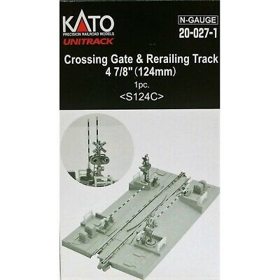 Kato 200271 4-7/8" 124mm Crossing Gate & Rerailer Track : N Scale