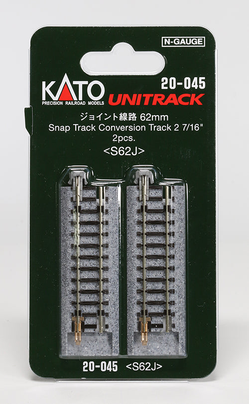 Kato USA, Inc. N 62mm 2-7/16" Straight Conversion, Atlas Snap, KAT20045