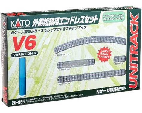 Kato USA Model Train Products V6 UNITRACK Outside Loop Track Set