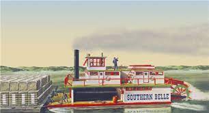 Southern Belle Paddle Wheel Steamship Plastic Model Kit