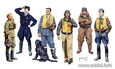 1/32 Master Box Series Famous pilots of WWII era, kit No.1