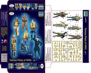 1/32 Master Box Series Famous pilots of WWII era, kit No.1