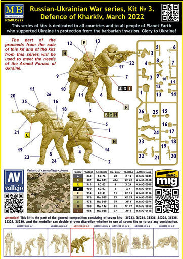 1/35 Master Box Ukrainian Soldiers Defense of Kharkiv March 2022 (2)