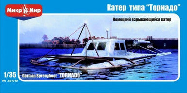 1/35 Mikro Mir German Sprengboot Tornado Boat