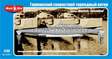 1/35 Mikro Mir German Torpedo Speedboat Schertel Sachsenberg