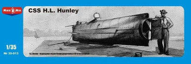 1/35 Mikro Mir Hunley, Confederate Submarine