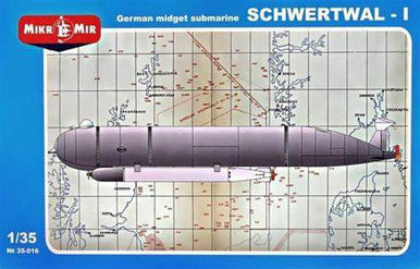 1/35 Mikro Mir German midget submarine Schwertwal