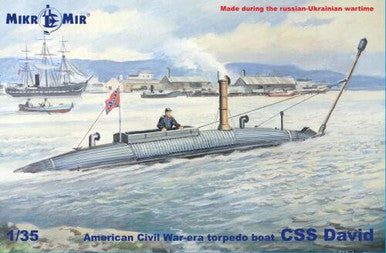 1/35 Mikro Mir CSS David Civil War Torpedo Boat