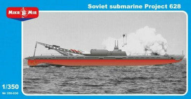 1/350 Mikro Mir Soviet submarine Projekt 628