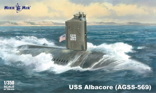 1/350 Mikro Mir USS Albacore