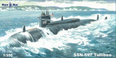 1/350 Mikro Mir USS Tullibee SSN-597 Submarine