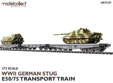 1/72 Modelcollect WWII German STUG E50/75 Transport Train