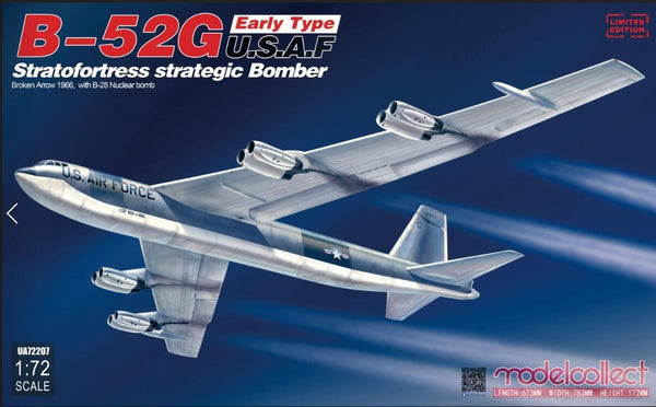 MCUA72207 - 1/72 ModelCollect B-52G early type U.S.A.F stratofortress strategic bomber