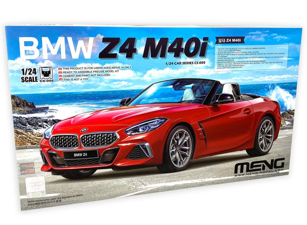 MENCS5 - 1/24 Meng BMW Z4 M40i Roadster Plastic Car Model Kit