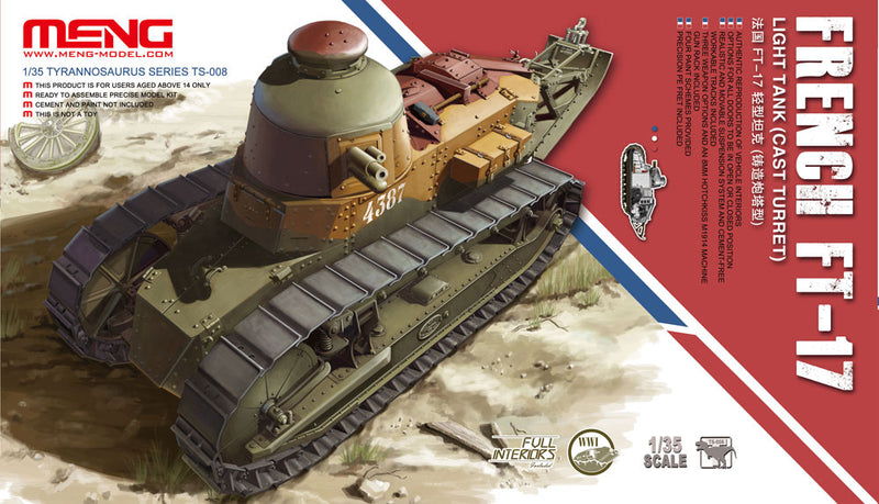 French FT-17 Light Tank (Cast Turret)