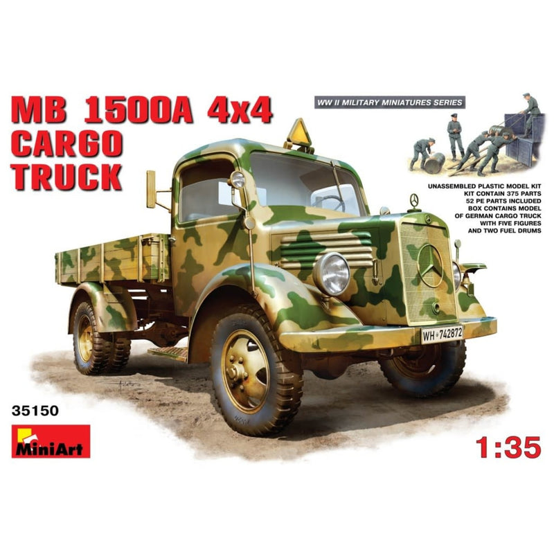 MIN35150 MB 1500A 4x4 Cargo Truck (1/35)