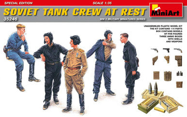 1/35 Miniart Soviet Tank Crew at Rest.Special Edition