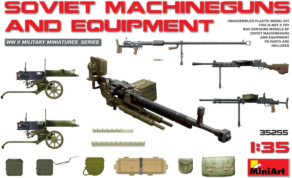 MiniArt Soviet Machine Guns and Equipment