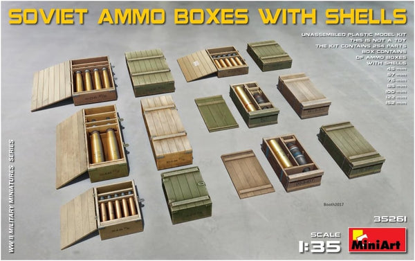 MiniArt Soviet Ammo Boxes with Shells