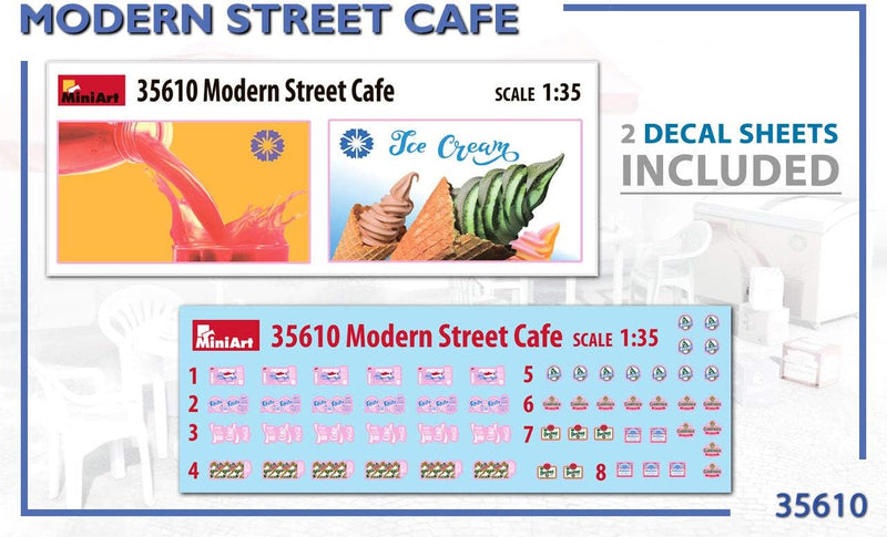 MiniArt Modern Street Café