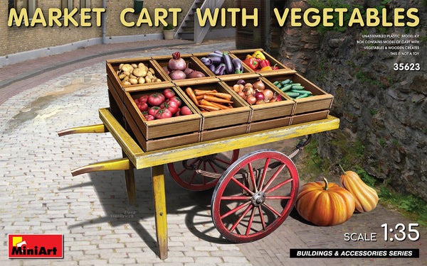 MiniArt Market Cart with Vegetables