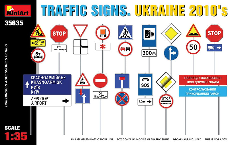 MiniArt Traffic Signs Kukraine 2010s