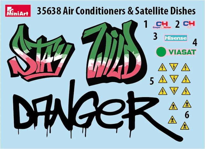 MiniArt Air Condition and Satellite Dishes