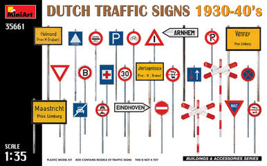 1/35 Miniart Dutch Traffic Signs 1930-40s