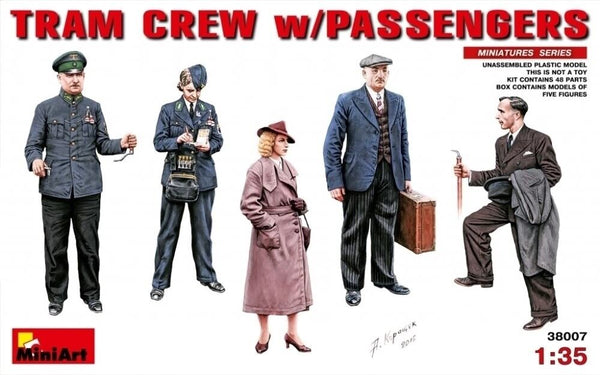 MiniArt Train Crew with Passengers