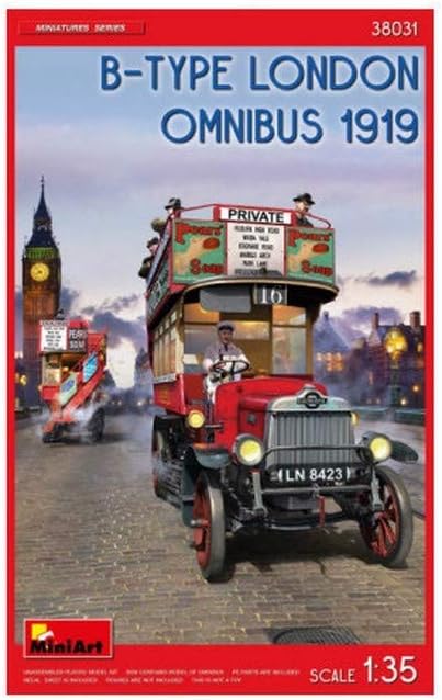 Miniart Assembly KIT Compatible with B-Type London Omnibus 1919 KIT 1:35 MIN38031