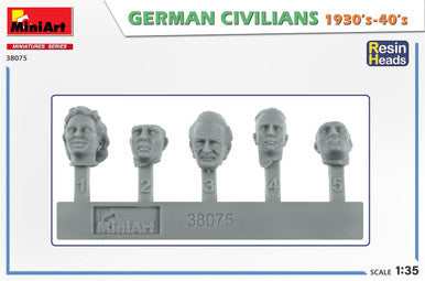 1/35 MiniArt German Civilians 1930-40s (Resin Heads)