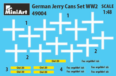 1/48 MiniArt Miniart German WW2 Jerry Cans