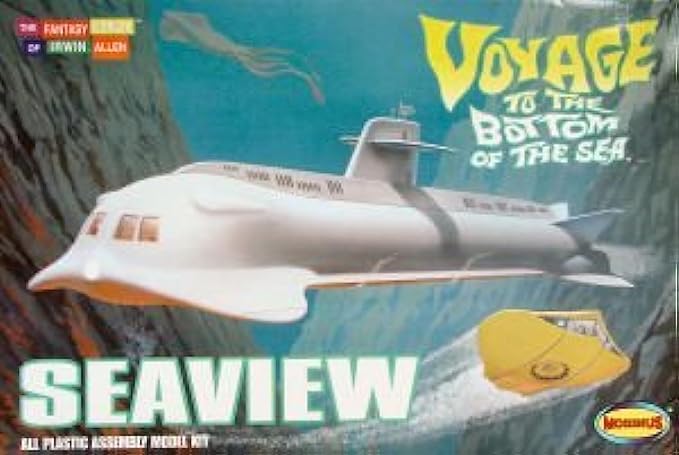 Voyage To the Bottom of the Sea SEAVIEW Submarine 39 Inch Long Model Kit 707 by Moebius Models 1/128