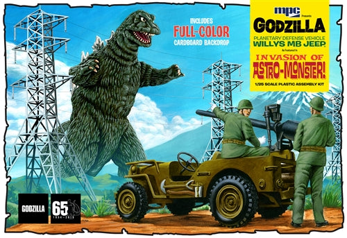 Godzilla Army Jeep 1:25