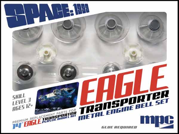 Polar Lights Space 1999: Eagle Transporter Metal Engine Bell Set for MPC