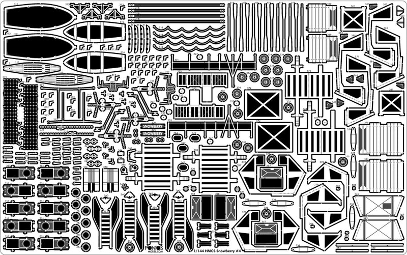 HMCS Snowberry Flower Class Detail up set