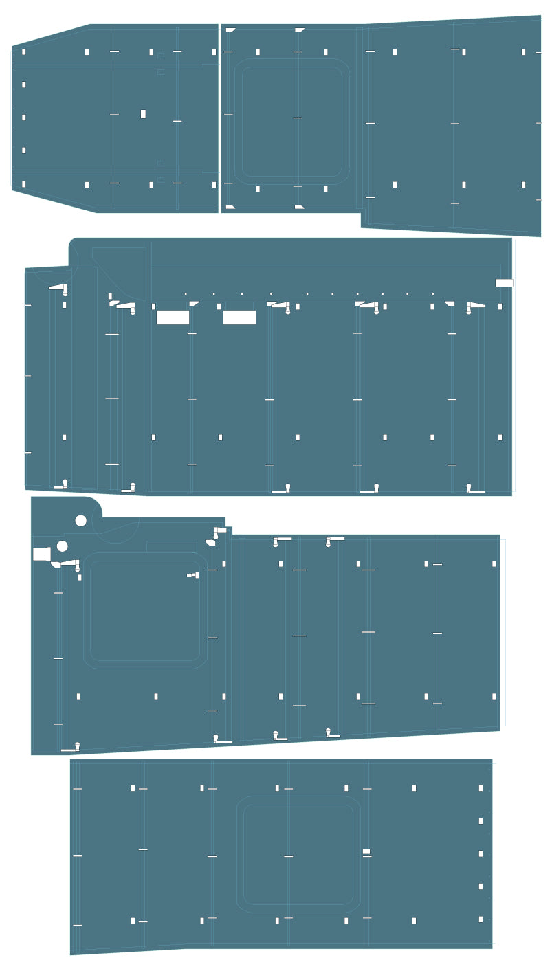 USS CV-6 Enterprise 1942 Detail up set (20B Deck Blue)