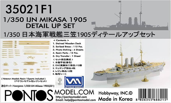 IJN Mikasa 1905 Detail up set