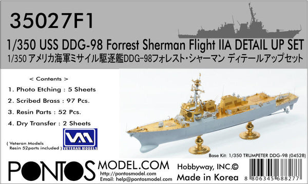 USS DDG-98 Forrest Sherman F IIa Detail Set