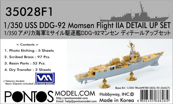 USS DDG-92 Momsen F IIa Detail Set