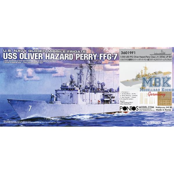 USS FFG Oliver Hazard Perry Class Detail up set Plus Kit