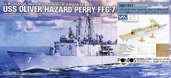 USS FFG Oliver Hazard Perry Class Detail up set Advanced Plus Kit