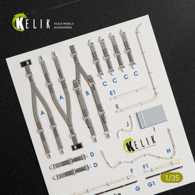 1/35 Kelik CH-54A Tarhe interior 3D decals for ICM kit